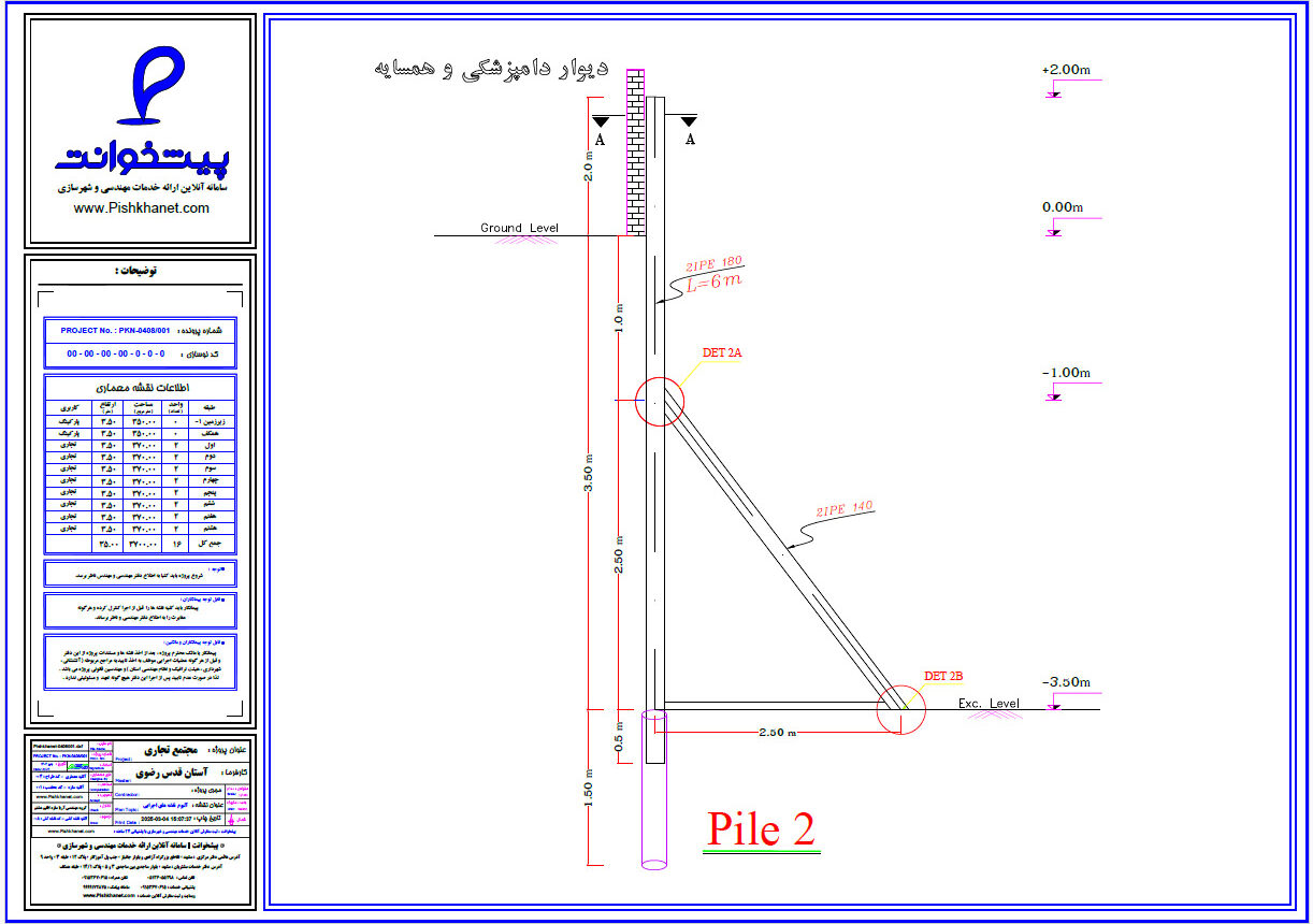 طراحی آنلاین سازه نگهبان ، طراحی و محاسبات سازه نگهبان خرپایی ، استرات ، شمع و سولجر ، نیلینگ و انکر در ایران ، مشهد ، تهران ، تبریز ، اصفهان ، شیراز